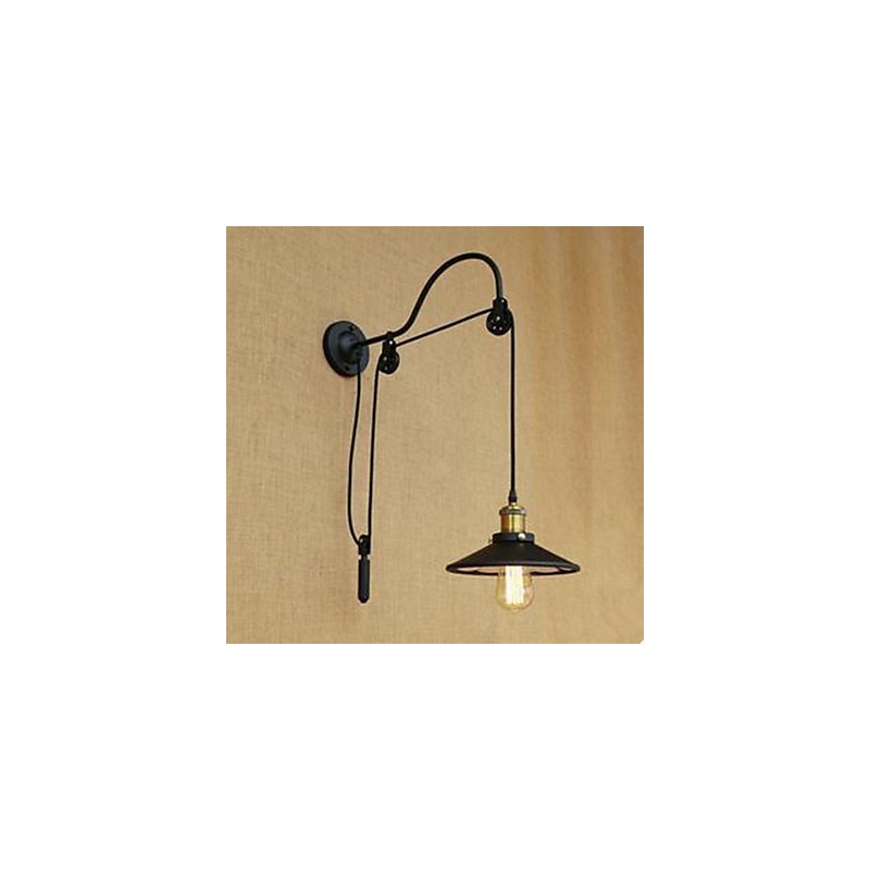 Heben Esszimmer Wand Lampe Mit Einstellbarer Gewinde Länge Von Retro Kreative Charakter Schlafzimmer Wand Lampe Eisen