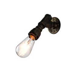 Wandleuchte Wandleuchten Wand Eisen Wandlampe dumm schwarz Lichtschwert Lampe an der Wand