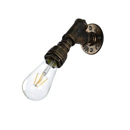 Wandleuchte Wandleuchten Wand Eisen Wandlampe dumm schwarz Lichtschwert Lampe an der Wand