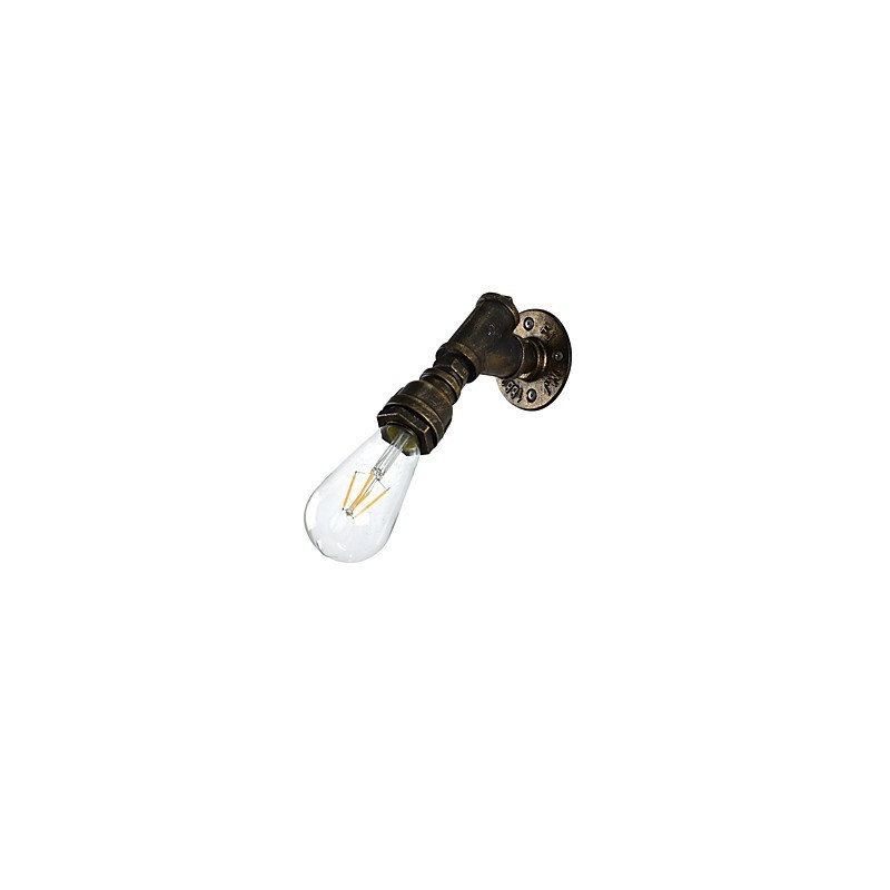 Wandleuchte Wandleuchten Wand Eisen Wandlampe dumm schwarz Lichtschwert Lampe an der Wand