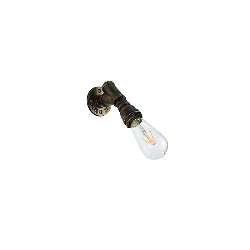 Wandleuchte Wandleuchten Wand Eisen Wandlampe dumm schwarz Lichtschwert Lampe an der Wand