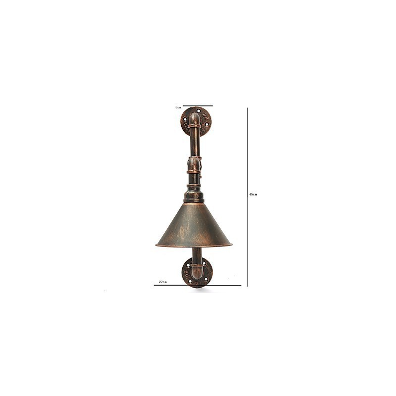 Wasserrohr Wandleuchten Retro Industriellen Stil Kreative Land Metall Restaurant Cafe Bars Stehtisch Wandleuchten