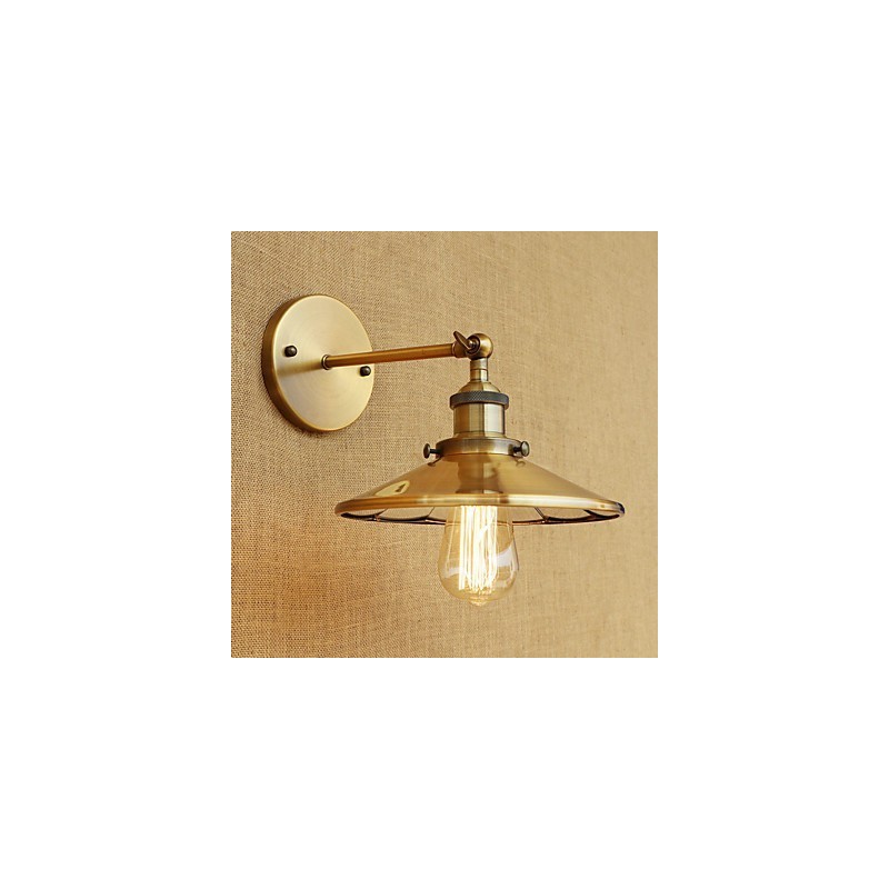 Rustikale Lodge Country Retro Galvanisierte Funktion für Mini-Stil Ambient Light Wandleuchten