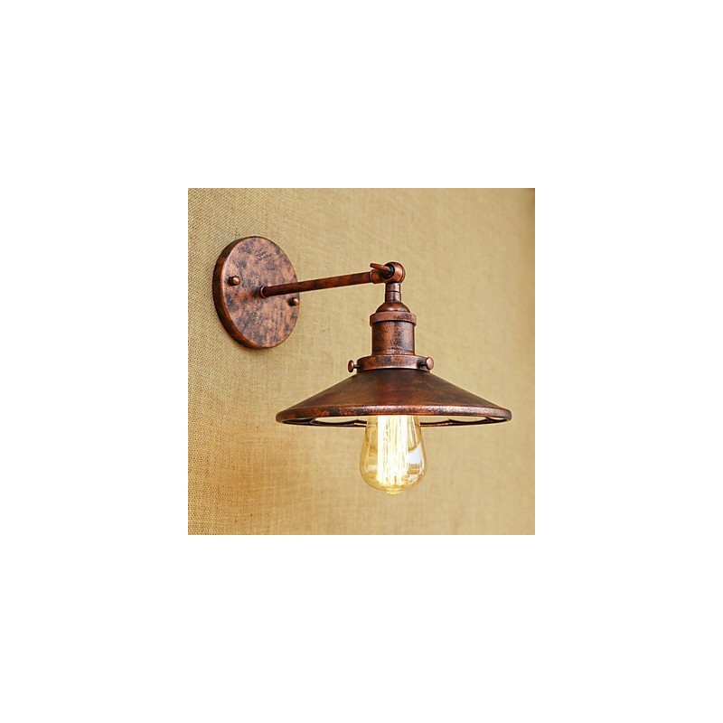 Rustikale Lodge Country Retro Galvanisierte Funktion für Mini-Stil Ambient Light Wandleuchten