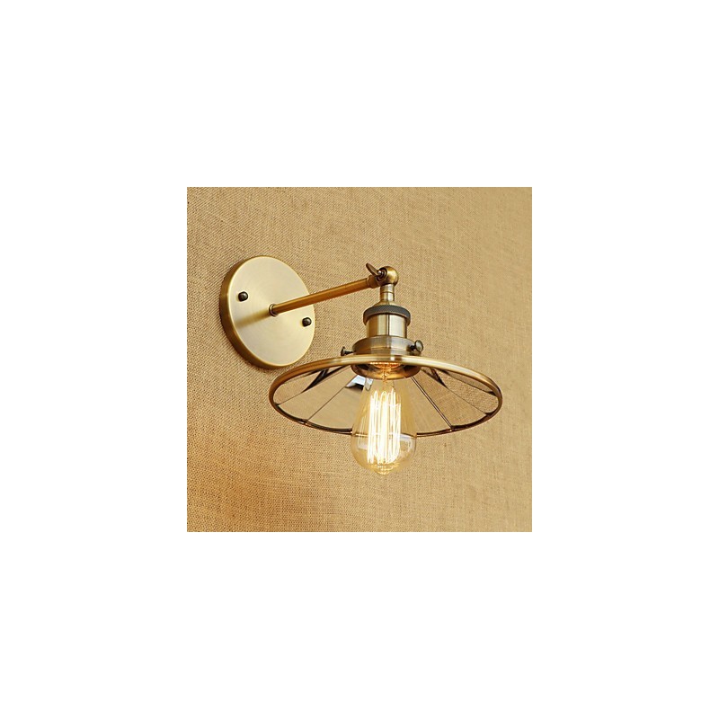 Rustikale Lodge Country Retro Galvanisierte Funktion für Mini-Stil Ambient Light Wandleuchten