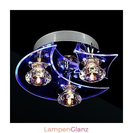 Chandelier Modern Crystal Living 3 Lights