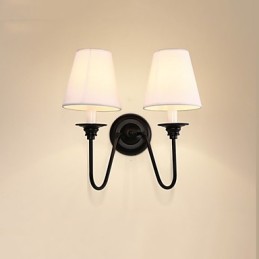 Rustic Lodge Wandleuchter mit schwarzem Oxid-Finish, Funktion zum Schutz der Augen, Umgebungslicht