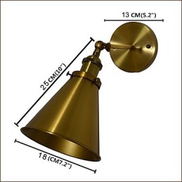 Wandleuchte Wandleuchten Wand Eisen Wandlampe dumm schwarz Lichtschwert Lampe an der Wand
