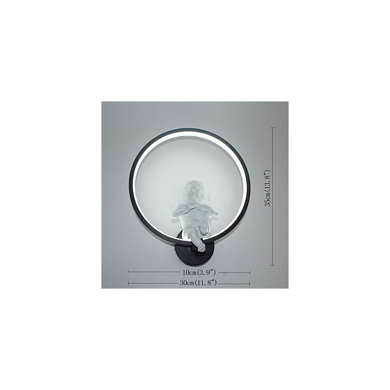 Wandleuchte Moderne kreative Persönlichkeit Lampe Designer Engel Dekoration Lampe Aluminium integrierte Korridor Wandleuchte