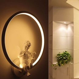 Wandleuchte Moderne kreative Persönlichkeit Lampe Designer Engel Dekoration Lampe Aluminium integrierte Korridor Wandleuchte