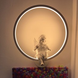 Wandleuchte Moderne kreative Persönlichkeit Lampe Designer Engel Dekoration Lampe Aluminium integrierte Korridor Wandleuchte