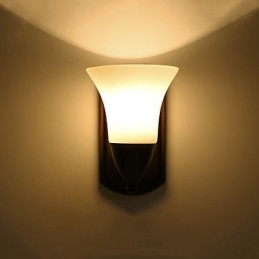 Rustic Lodge Wandleuchter mit schwarzem Oxid-Finish, Funktion zum Schutz der Augen, Umgebungslicht