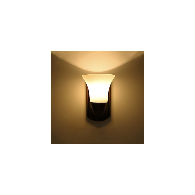 Rustic Lodge Wandleuchter mit schwarzem Oxid-Finish, Funktion zum Schutz der Augen, Umgebungslicht