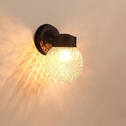Wandleuchte, modernes zeitgenössisches Schwarzoxid-Finish, Funktion für Wandleuchten im Mini-Stil mit Umgebungslicht