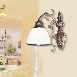 Einfache amerikanische Wandlampe Nachttischlampe Wohnzimmer dekorative Lampe Schmiedeeisen europäischen Stil kreative Wandlampe