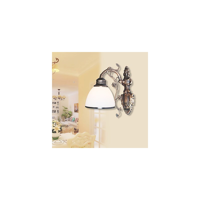 Einfache amerikanische Wandlampe Nachttischlampe Wohnzimmer dekorative Lampe Schmiedeeisen europäischen Stil kreative Wandlampe