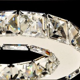 Kristall Unterputz 5 Lichter Moderne Transparent Galvanik Edelstahl