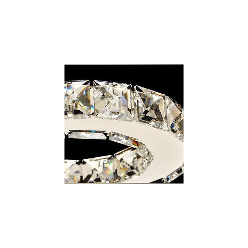 Kristall Unterputz 5 Lichter Moderne Transparent Galvanik Edelstahl