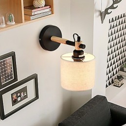 Stoff Wandleuchte Moderne Zeitgenössische Funktion Umgebungslicht Wandleuchten