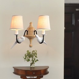 Rustikale Lodge Einfache Vintage Malerei Feature Umgebungslicht Wandleuchten Wandleuchte