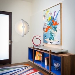 Schmiedeeiserne Wandleuchte Lodge Einfache moderne zeitgenössische Malerei-Funktion für Ambient Light Wandleuchten