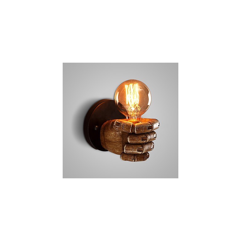 Loft Industrielle Cafe Wandlampe Harz Wandlampe Lodge Antik Vintage Retro Malerei Funktion für Mini Stil Umgebungslicht Wandleuchten Wandleuchte
