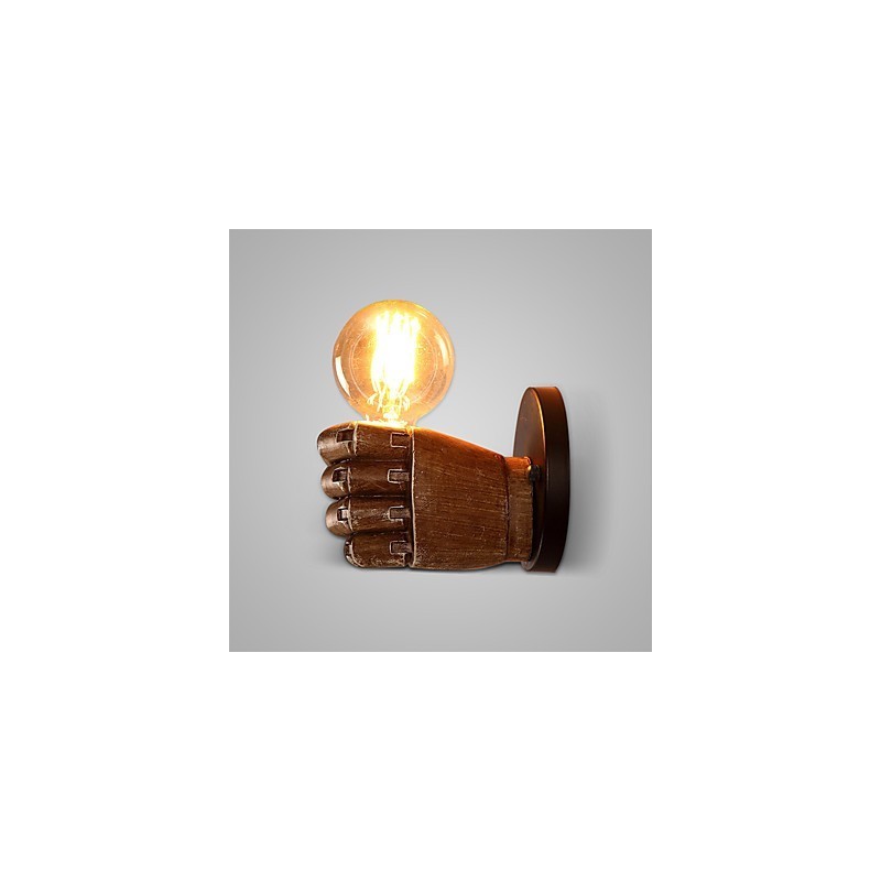 Loft Industrielle Cafe Wandlampe Harz Wandlampe Lodge Antik Vintage Retro Malerei Funktion für Mini Stil Umgebungslicht Wandleuchten Wandleuchte