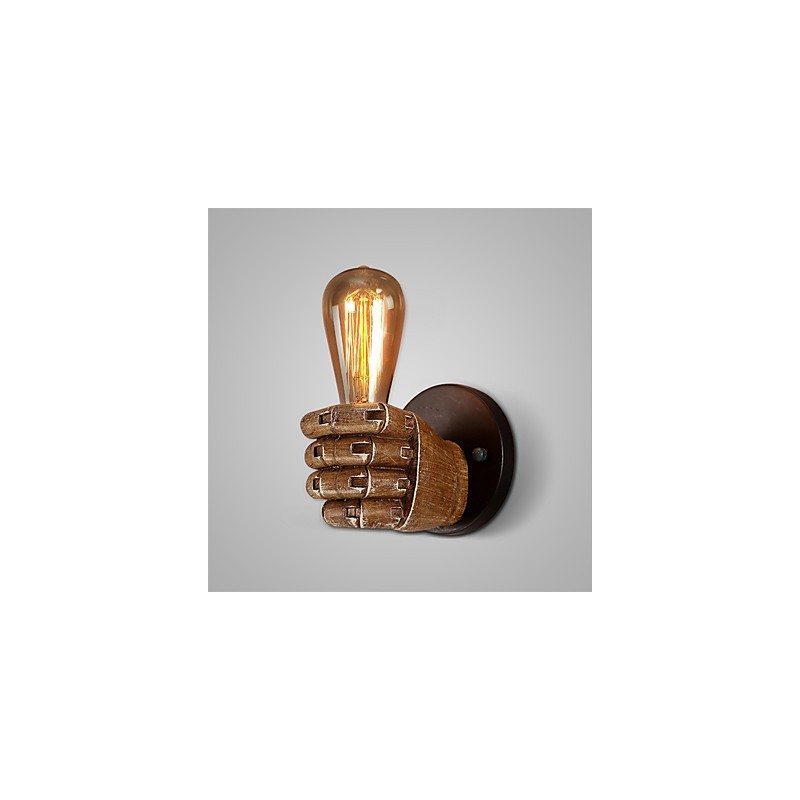 Loft Industrielle Cafe Wandlampe Harz Wandlampe Lodge Antik Vintage Retro Malerei Funktion für Mini Stil Umgebungslicht Wandleuchten Wandleuchte