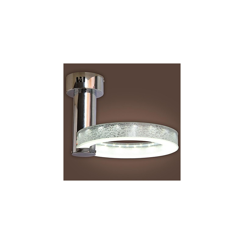 Silberner Acryl-Kronleuchter (Chrom-Finish)