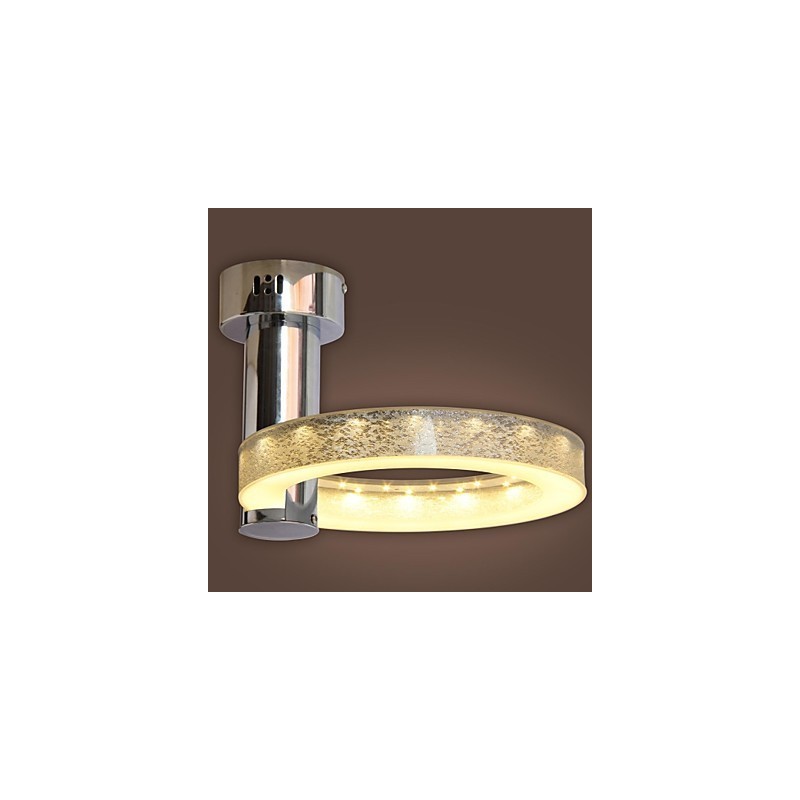 Silberner Acryl-Kronleuchter (Chrom-Finish)