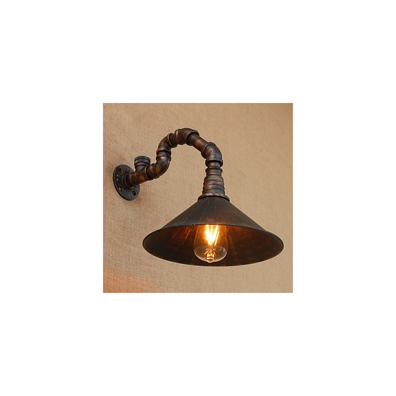 Rustic Lodge Country Black Oxide Finish Feature für Ambient Light Wandleuchten