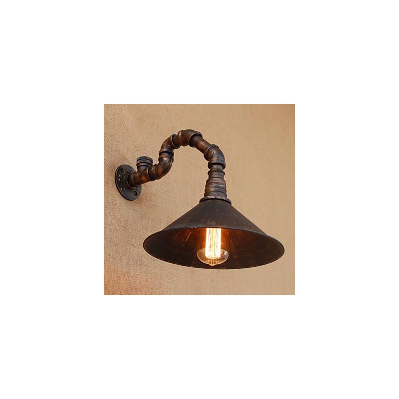 Rustic Lodge Country Black Oxide Finish Feature für Ambient Light Wandleuchten