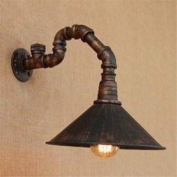 Rustic Lodge Country Black Oxide Finish Feature für Ambient Light Wandleuchten