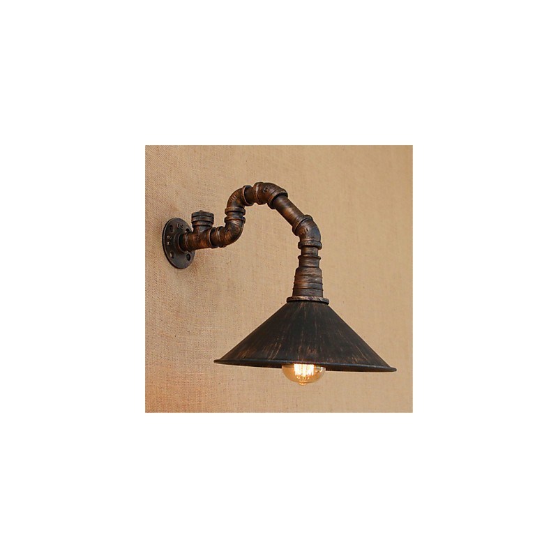 Rustic Lodge Country Black Oxide Finish Feature für Ambient Light Wandleuchten