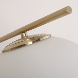 Moderne zeitgenössische galvanisierte Funktion für Arc Uplight Wandleuchten Wandleuchte