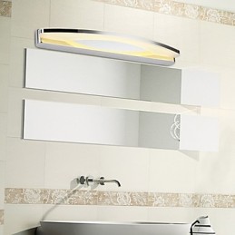Super lange moderne Badezimmerbeleuchtung, zeitgenössische Wandleuchte aus Metall