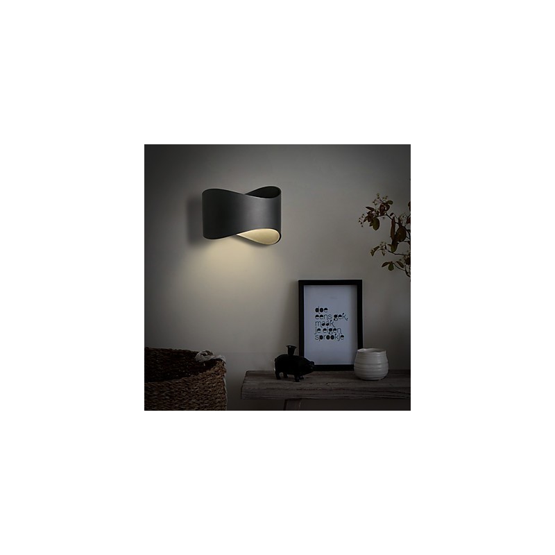 Moderne zeitgenössische Schwarzoxid-Finish-Funktion für Mini-Stil Ambient Light Wandleuchten Wandleuchte