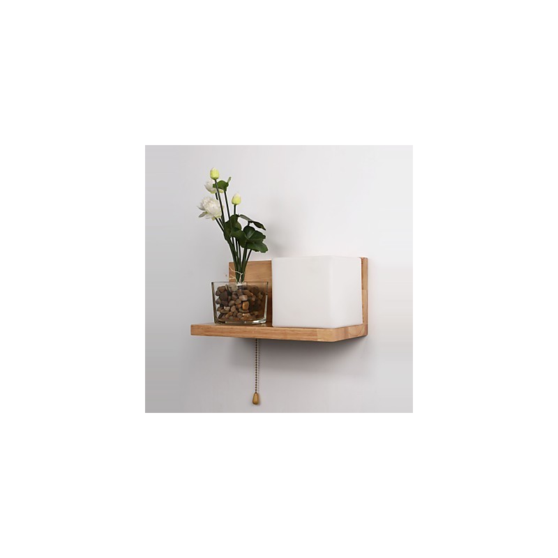 Holz Wandleuchten Max Landhausstil mit Schalter