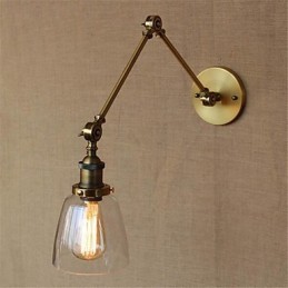 Rustikale Lodge Country Retro Galvanisierte Funktion für einstellbare Höhe und Winkel Arm Augenschutz