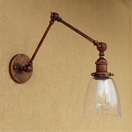 Rustikale Lodge Country Retro Galvanisierte Funktion für einstellbare Höhe und Winkel Arm Augenschutz