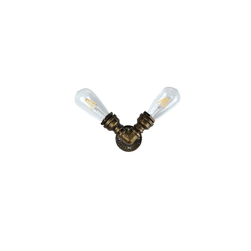 Wandleuchte Wandleuchten Wand Eisen Wandlampe dumm schwarz Lichtschwert Lampe an der Wand