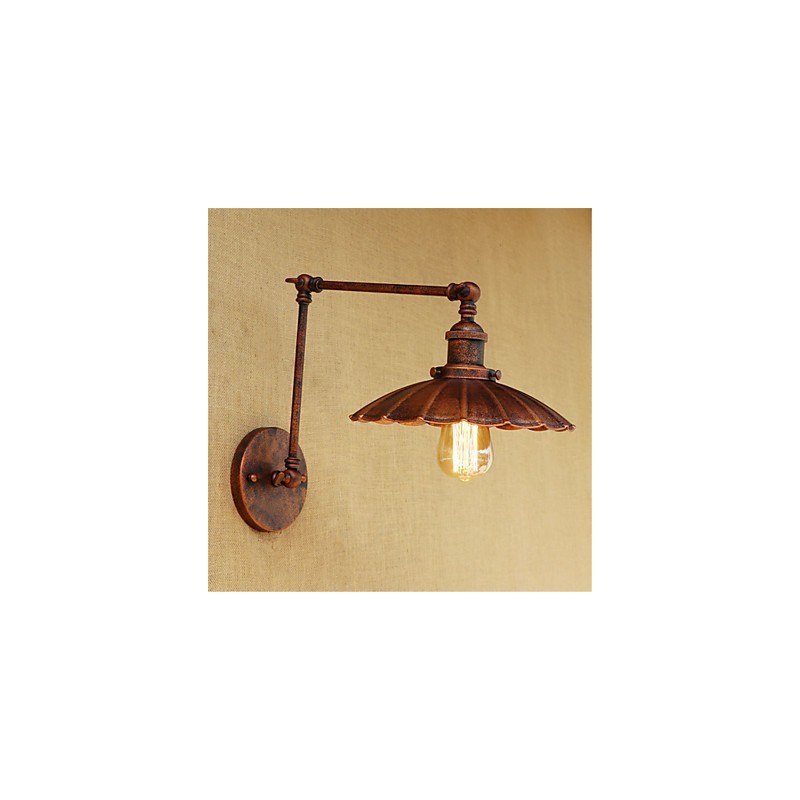 Rustikale Lodge Country Retro Malerei Funktion für Mini-Stil Swing Arm Ambient Light Swing