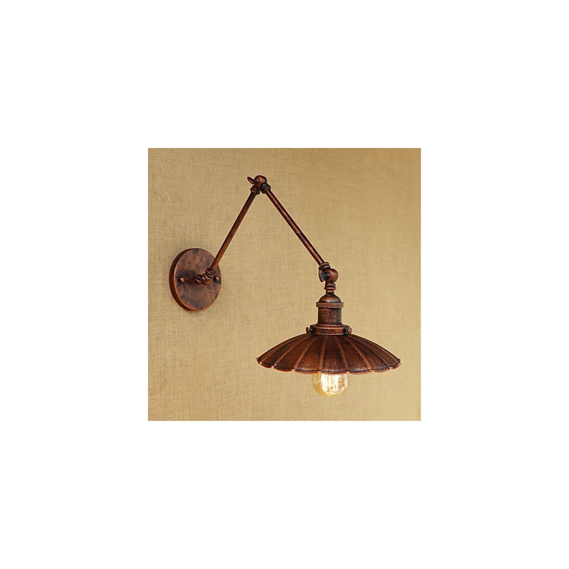 Rustikale Lodge Country Retro Malerei Funktion für Mini-Stil Swing Arm Ambient Light Swing