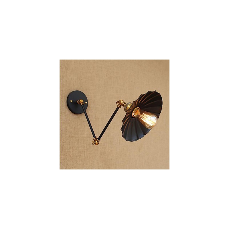 Rustikale Lodge Country Retro Malerei Funktion für Mini-Stil Swing Arm Ambient Light Swing
