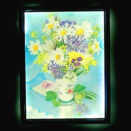 Integrierte moderne zeitgenössische moderne zeitgenössische Malerei-Funktion für Ambient Light Wandleuchten