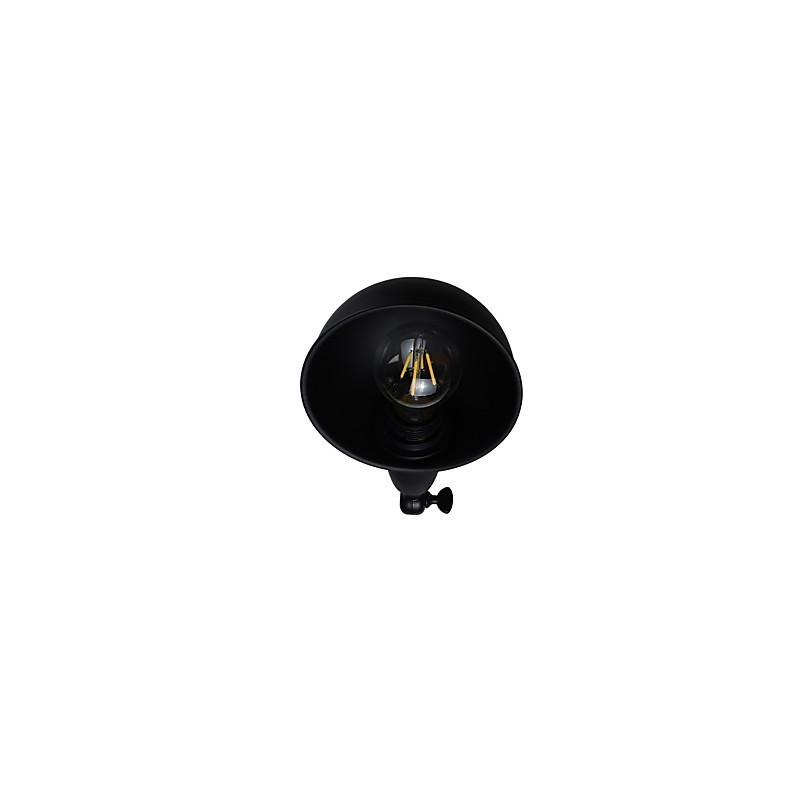 Wandleuchte aus lackiertem Stahl, dumme schwarze amerikanische Kaffeedekoration, Retro-Wandleuchte, Lichtschwertlampe an der Wand