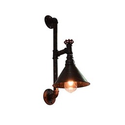 Wandleuchte Wandleuchter Wand Eisen Wandlampe Retro Vintage Moderne Gehobene Bar West Restaurant Coffee Shop