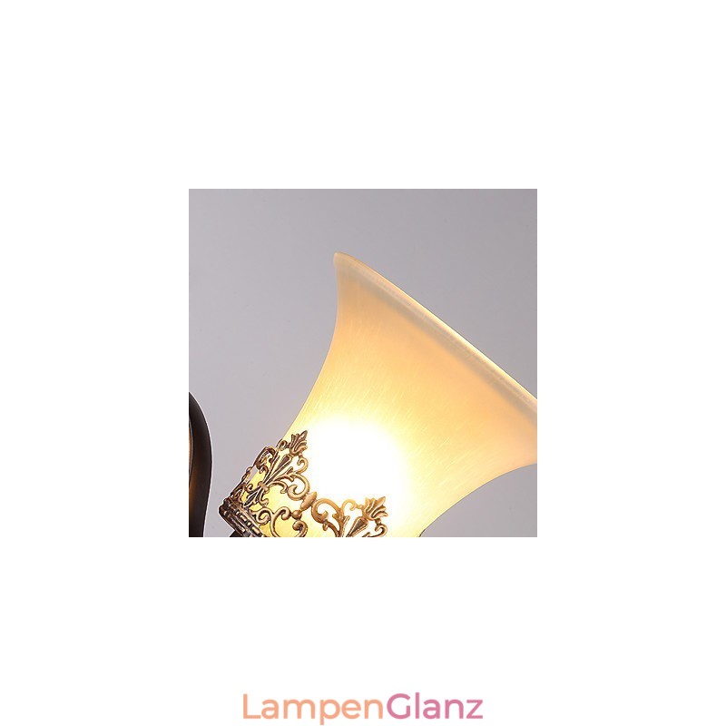 Amerikanische Vintage-Wandlampe aus Metall mit Glas im Landhausstil mit einem Kopf für die Wanddekoration im Kantinenzimmer, Wohnzimmer, Eingangsbereich