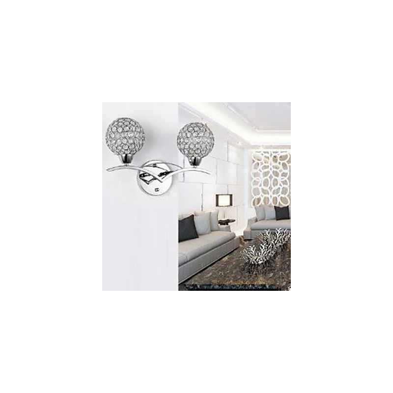 Die Einfachheit der modernen Kristalllampe Kreative Mode Schlafzimmer Nachttischlampe Esszimmer Ganglichter