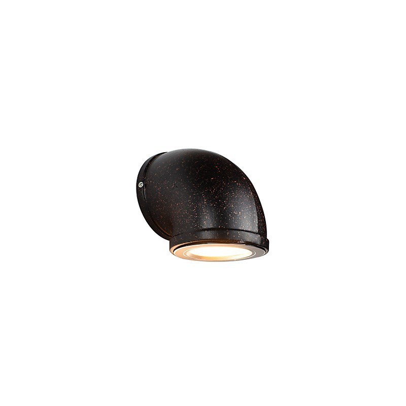 Wandleuchte Wandleuchten Wand Eisen Wandlampe dumm schwarz Lichtschwert Lampe an der Wand